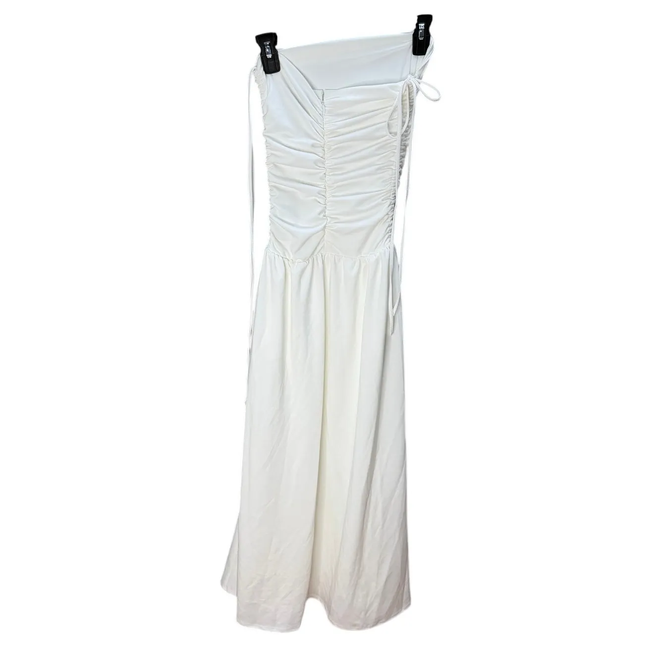 NEW All the Ways Orelia Maxi Dress Womens XS White Sleeveless Minimalist Chic - Image 5