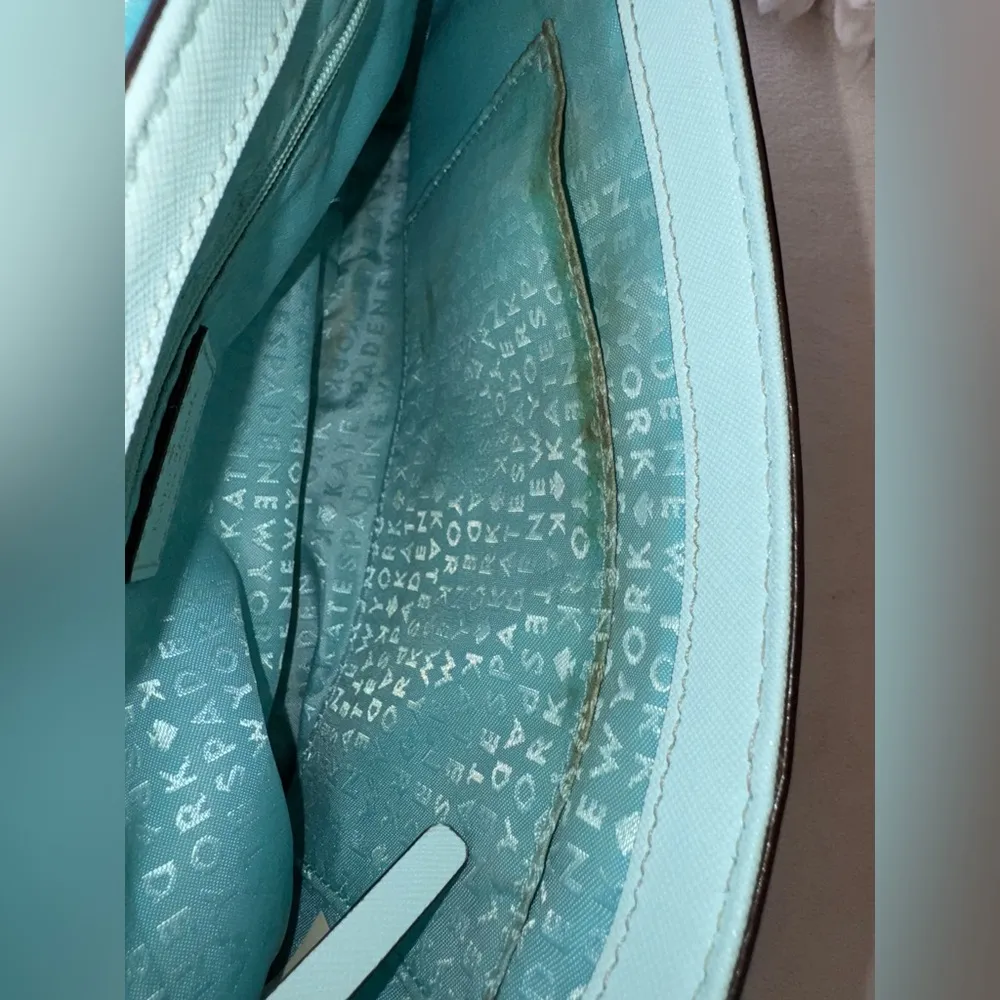 Kate Spade Light Blue Women’s Laurel Way Greer Chain Crossbody/Shoulder Bag - Image 13