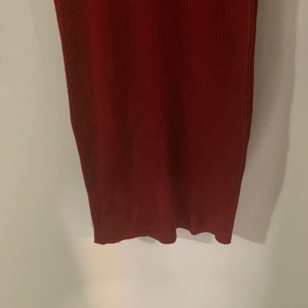 Forever 21 Red Long Sleeve Dress - Image 3