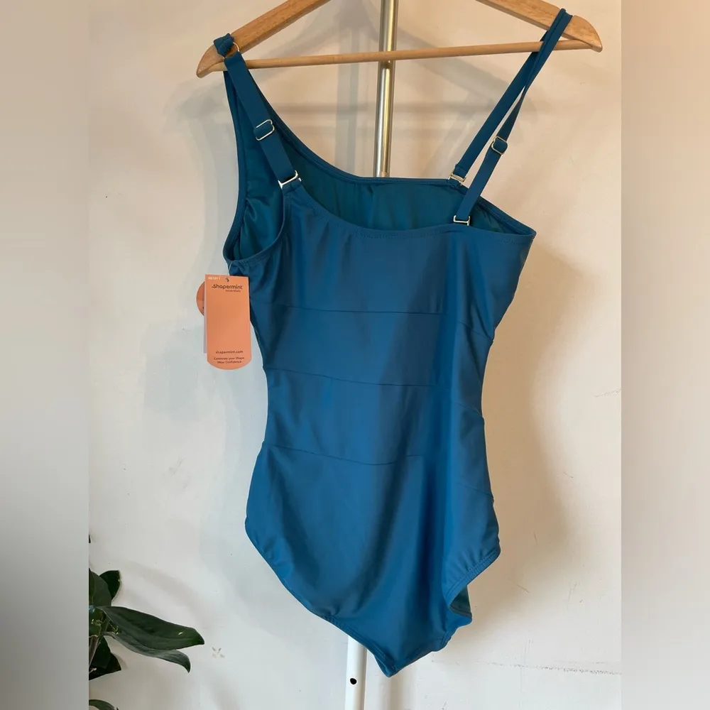 Shapermint Essentials Blue Swimsuit Size M - Image 3