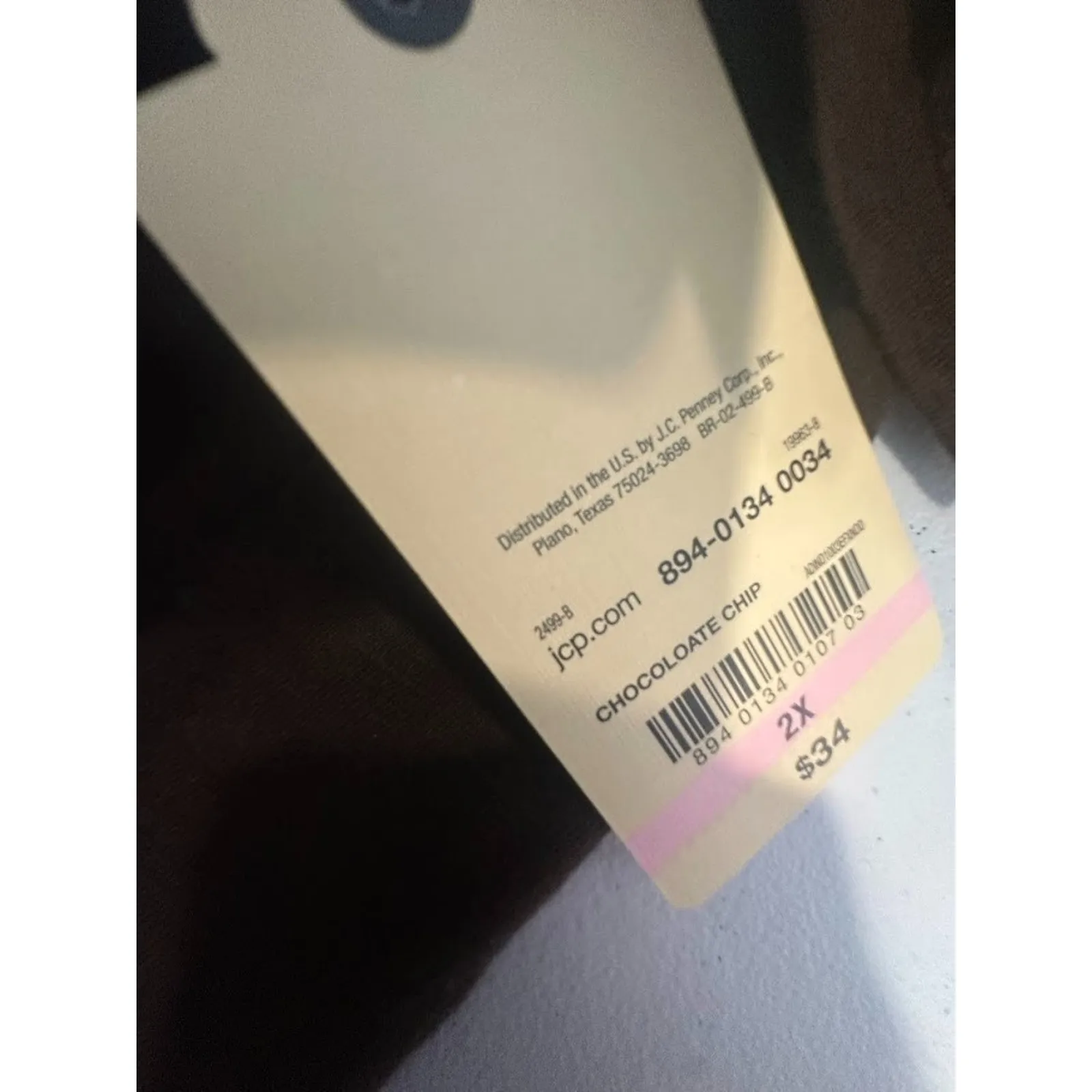 St Johns Bay Top Womens 2X Brown Crochet Lace Beaded Boho Flowy Hippie Earthy - Image 4