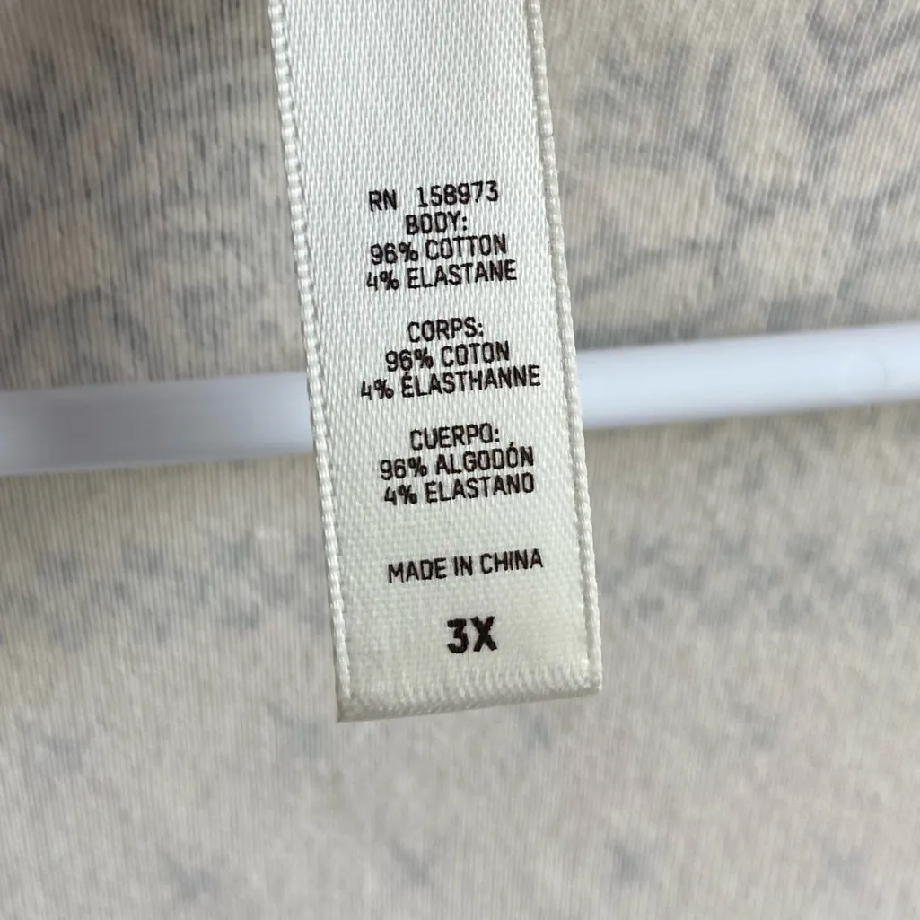 NWOT SKIMS Fair Isle Cream Pointelle Long Sleeve Pajama Top - Image 6