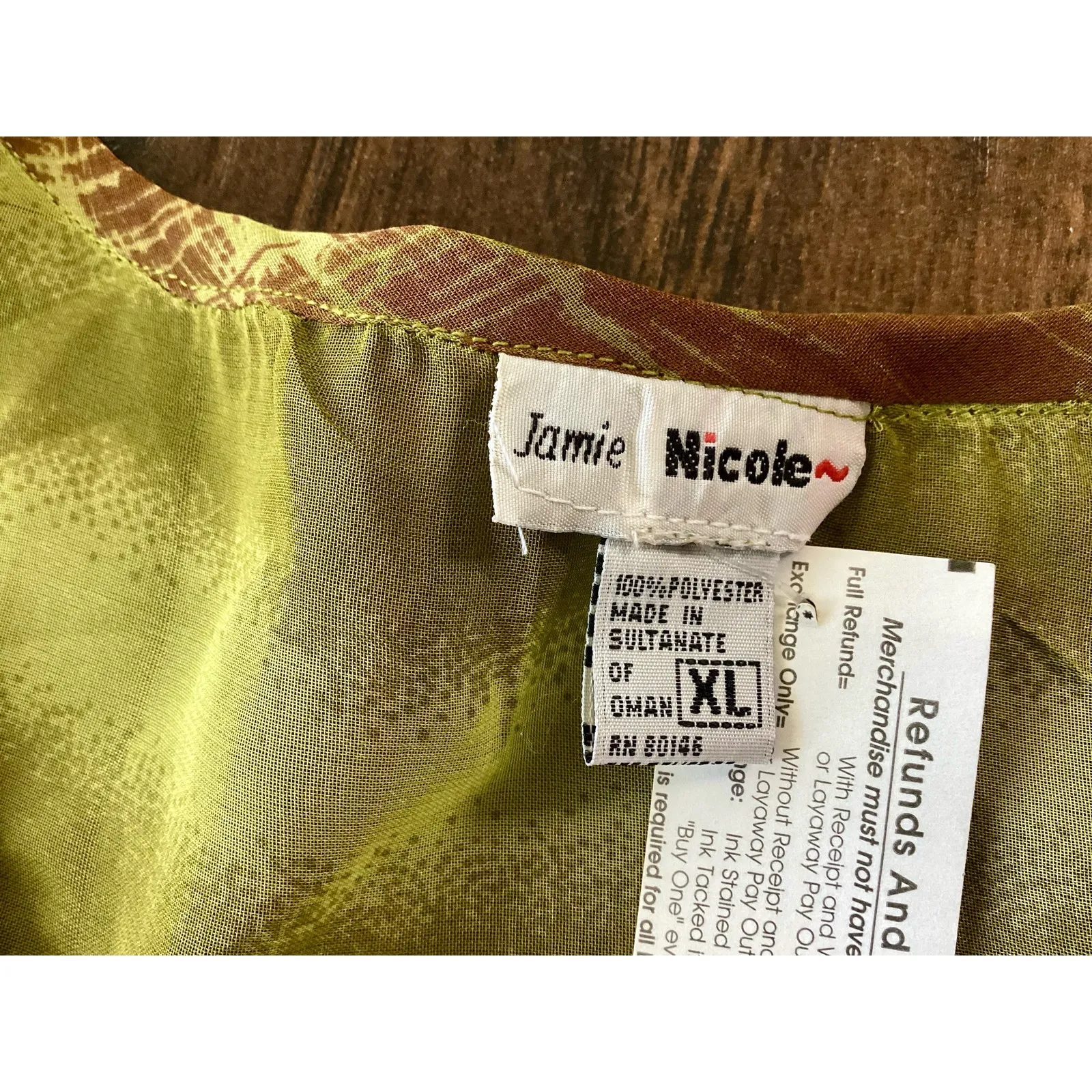 Jamie Nicole 2 Piece Dress Set Green Size XL - Image 7