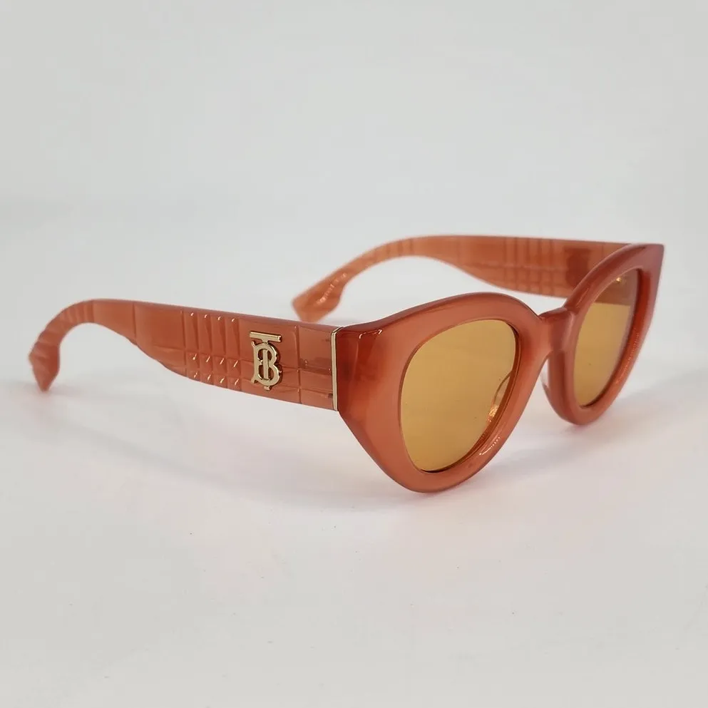 Burberry Meadow Orange Phantos Women's Sunglasses Women’s Size: 47x25x140 - Image 5