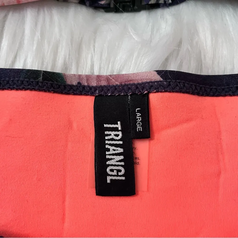 Women’s  Neoprene 2 pc Bikini Delilah - Fiore Nero Print - Top:M Bottom:L - Image 14