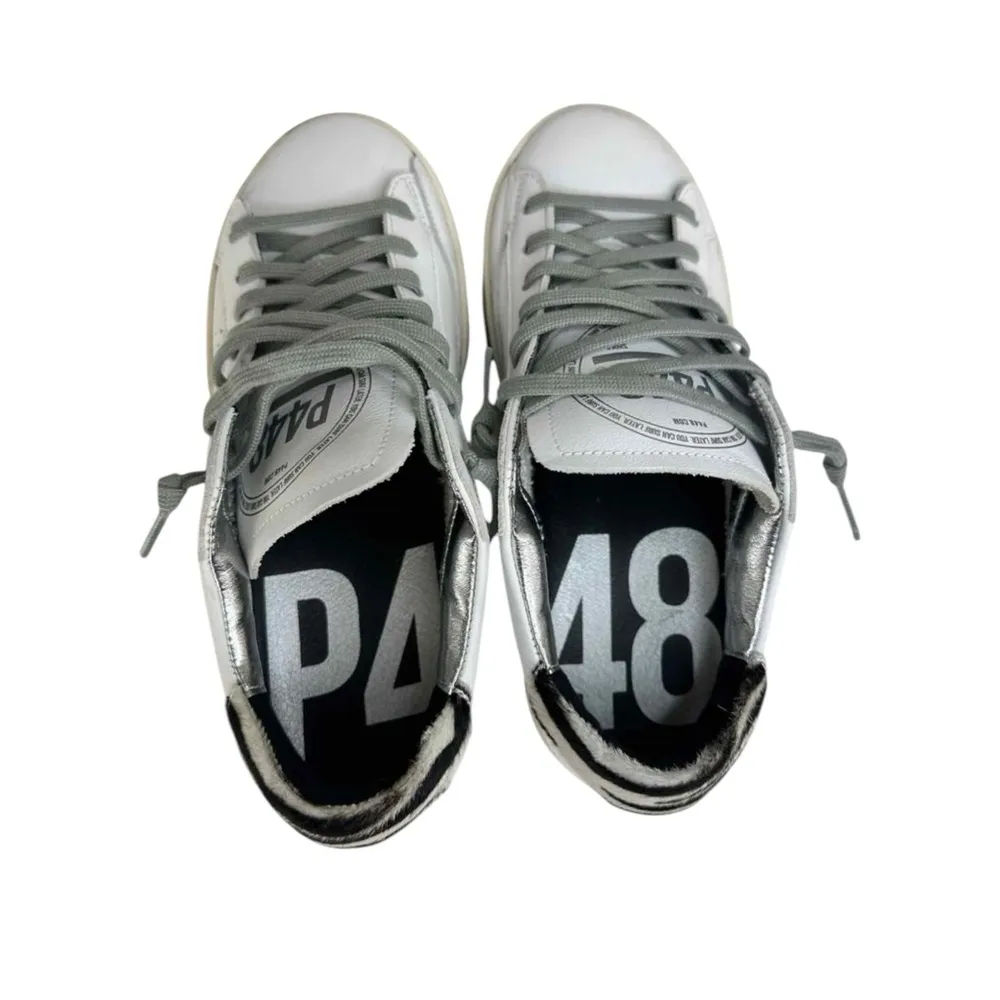 P448 John Zebra Sneakers Size 36 - Image 7