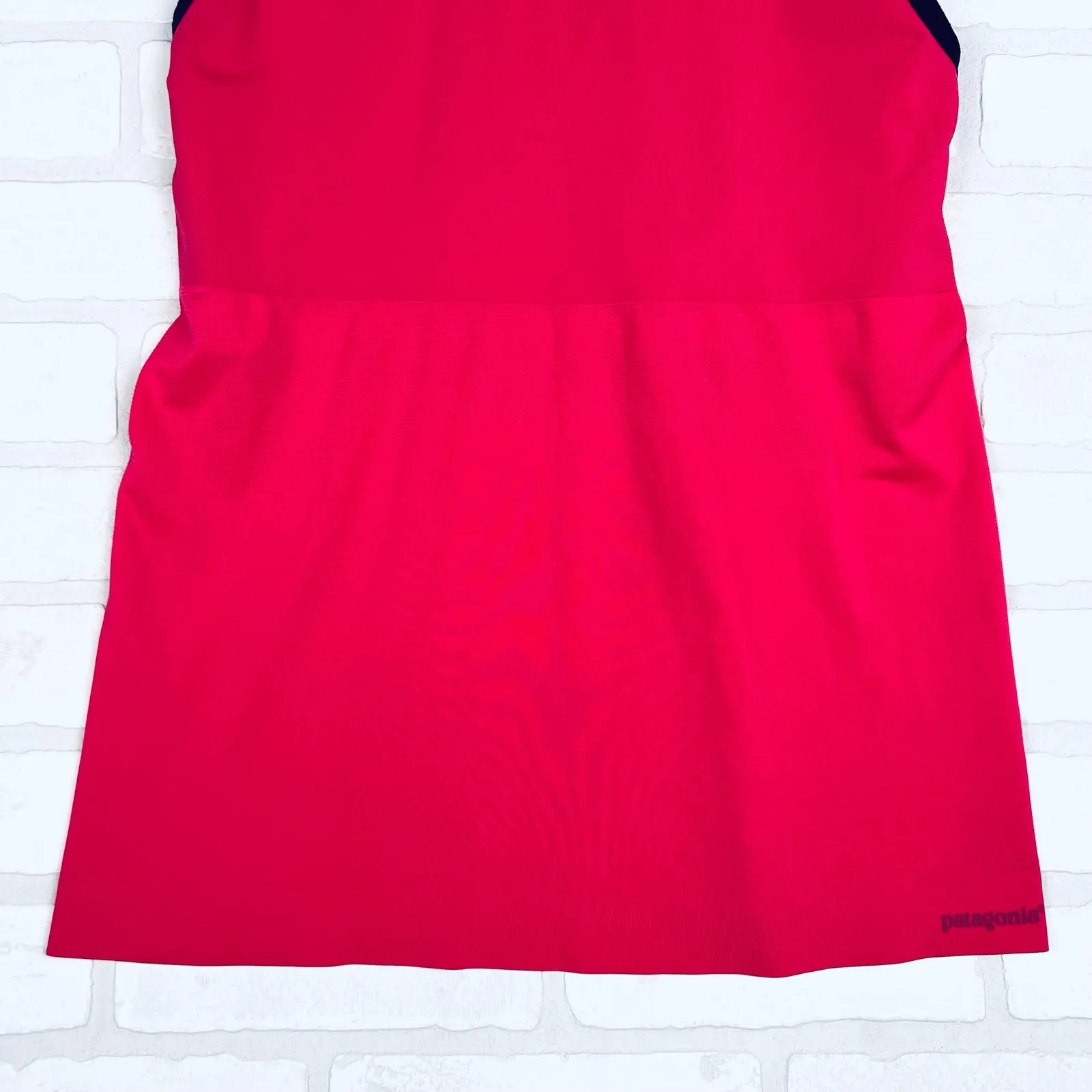 Patagonia Red Racerback Tank Dress Athletic Workout Athleisure Size L - Image 2