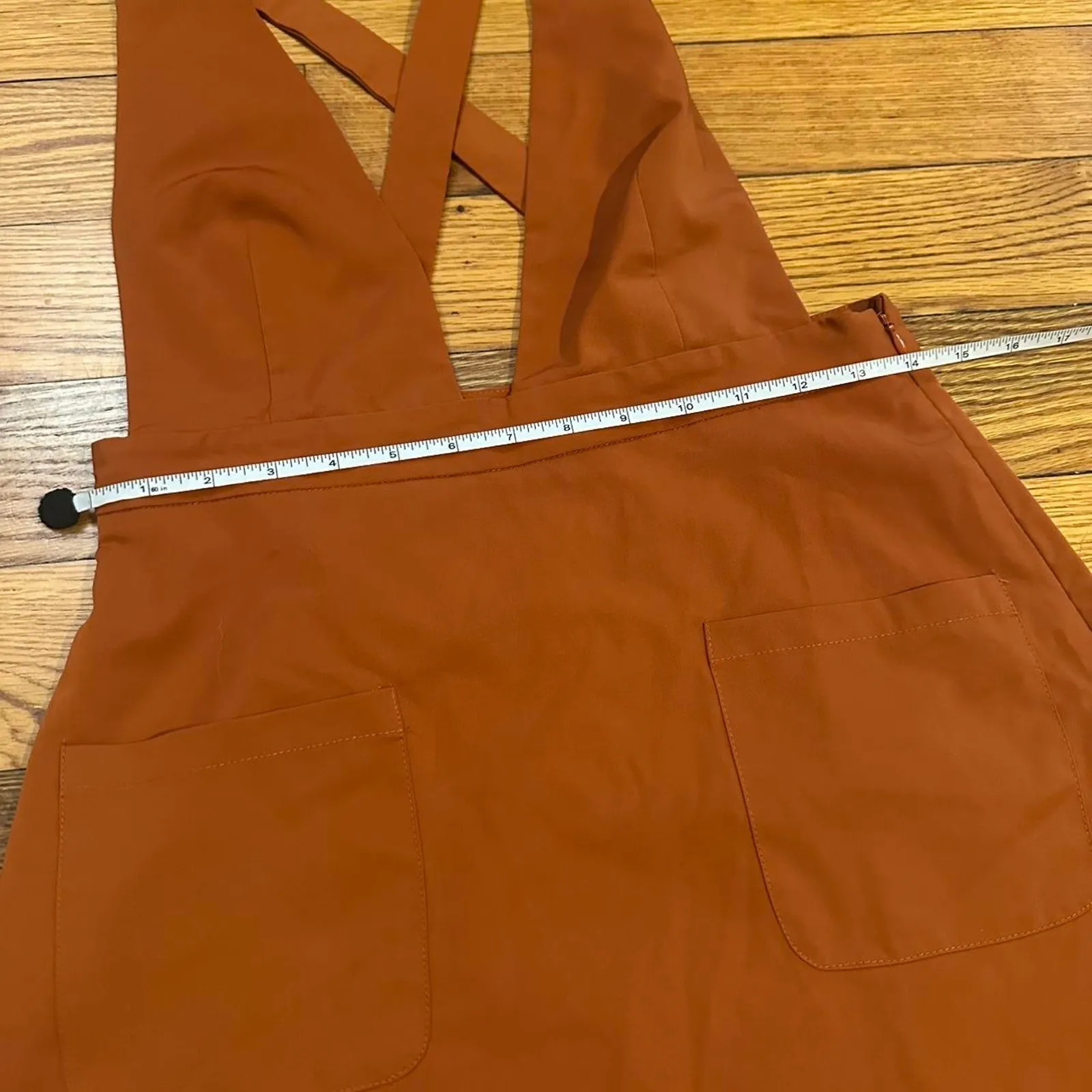 Rustic Orange mini boho dress - Image 5