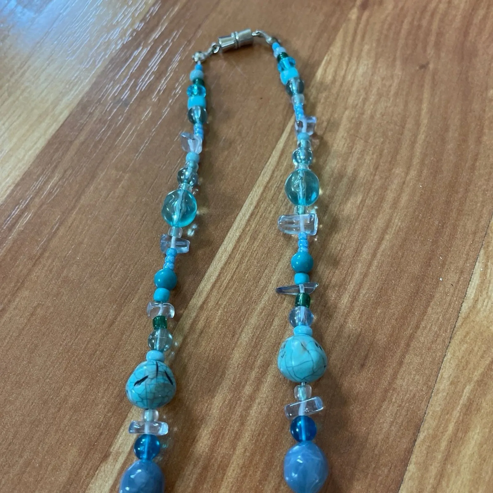 Vintage Teal‎ Necklace Blue - Image 4