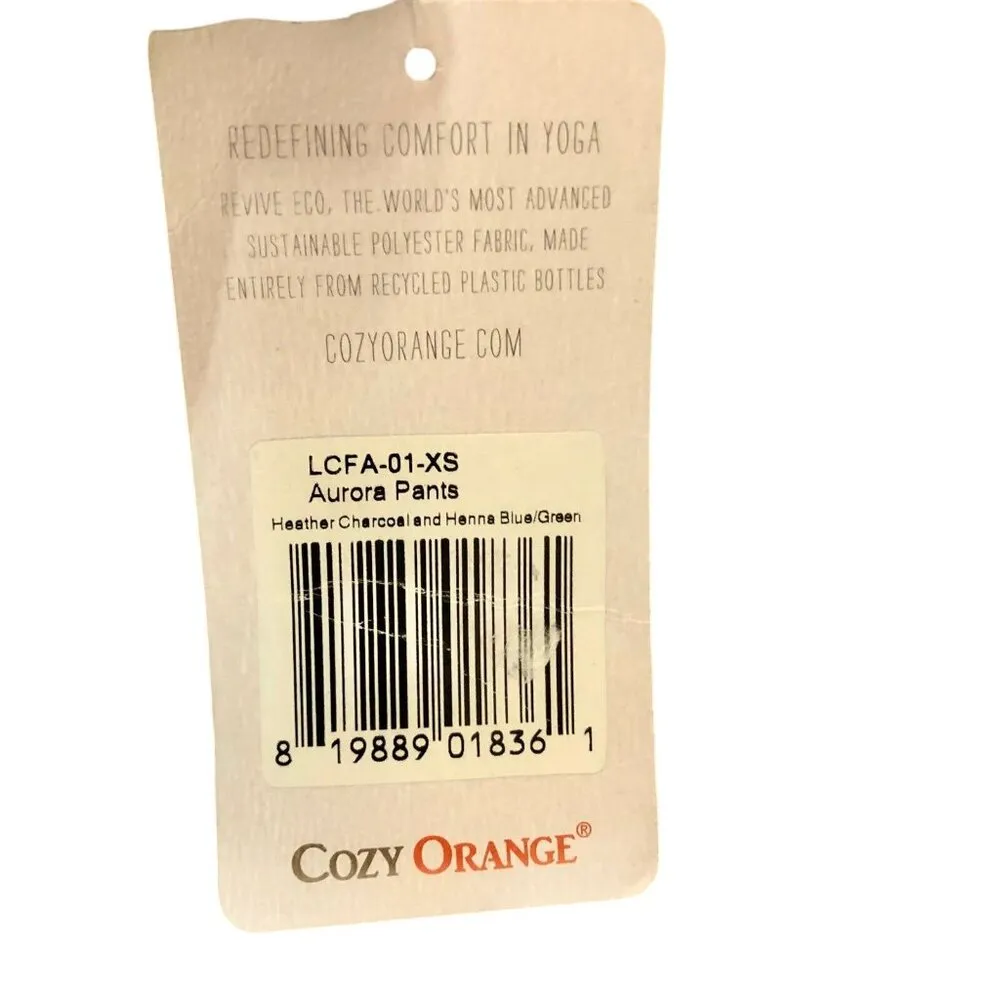 Cozy Orange Aurora Leggings Womens XS NEW Skirted - Image 8