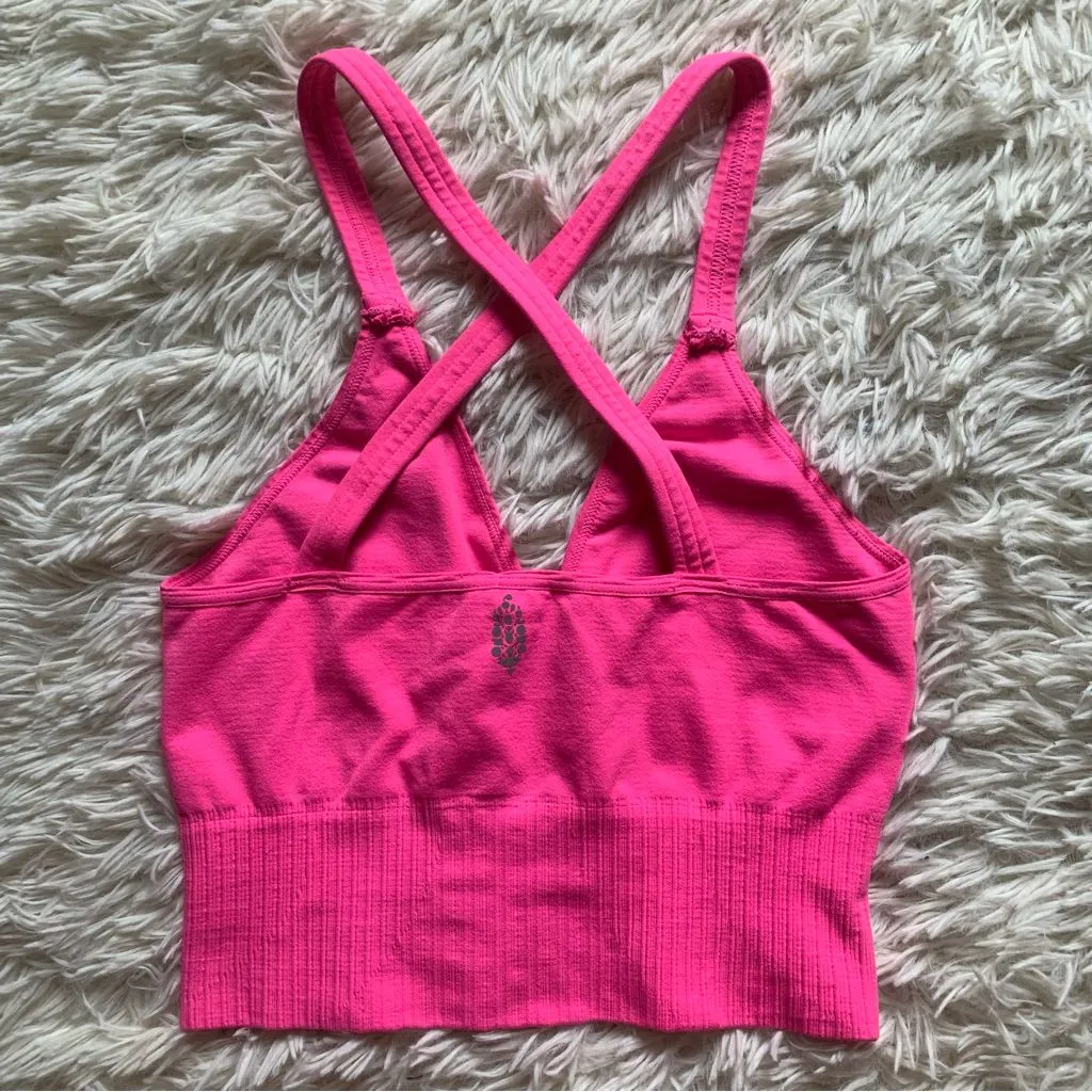 Free People Movement Good Karma Crop Top Tank
Pink - Image 2