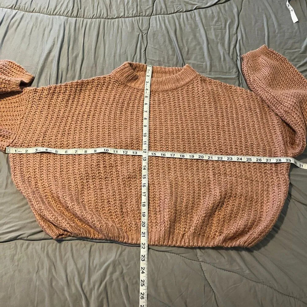 Women's Pink Pullover Sweater - Image 5