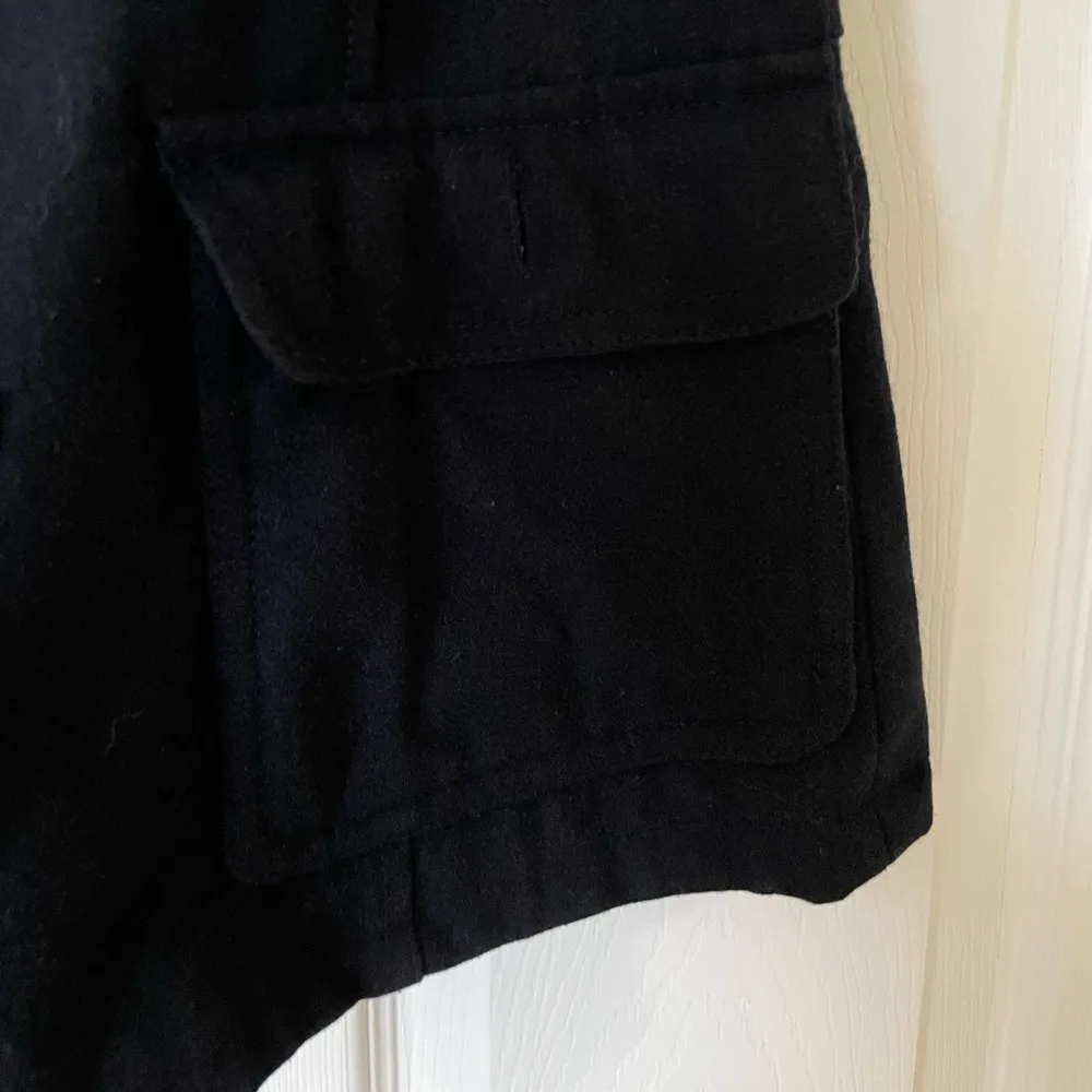 Vintage Delias Navy Blue Lined Peacoat/Pea Coat - Image 5