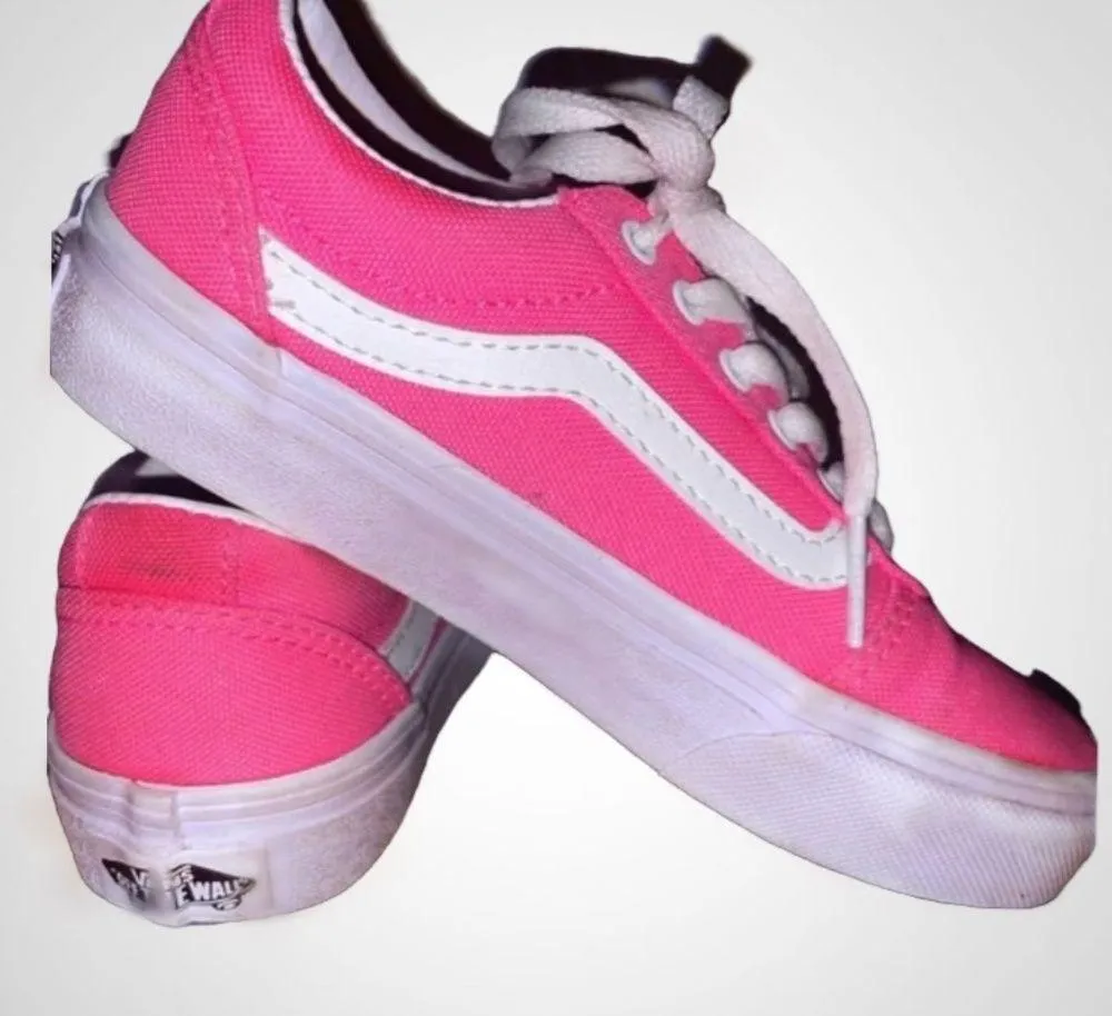 Vans Old Skool Canvas Shoe (fuchsia) - Image 4