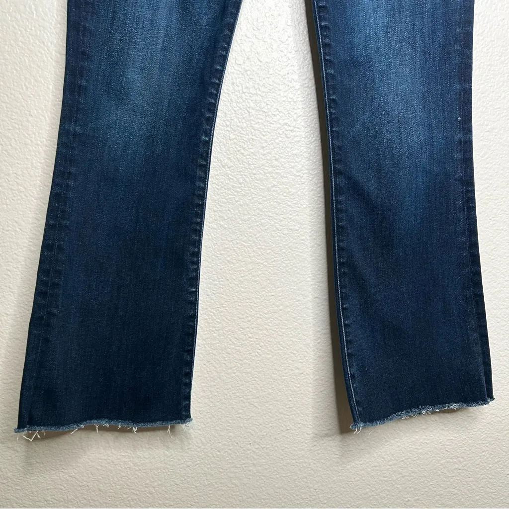 Mother The Hustler Ankle Fray jeans Howling At The Disco Ball 27 Blue - Image 10