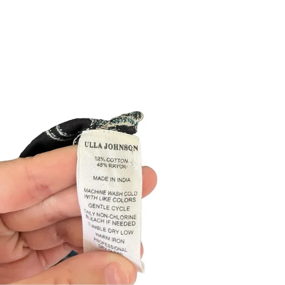 Ulla Johnson Liv Lapis Blue Floral Dress - Image 8