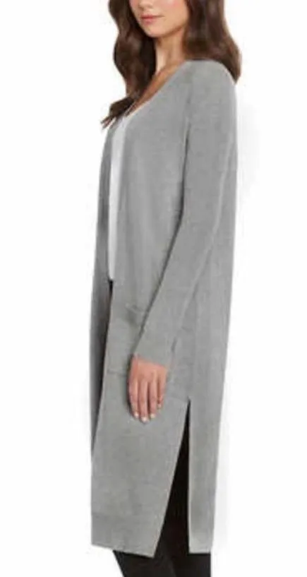 Matty M New Women's Light Gray Duster Cardigan - Image 5