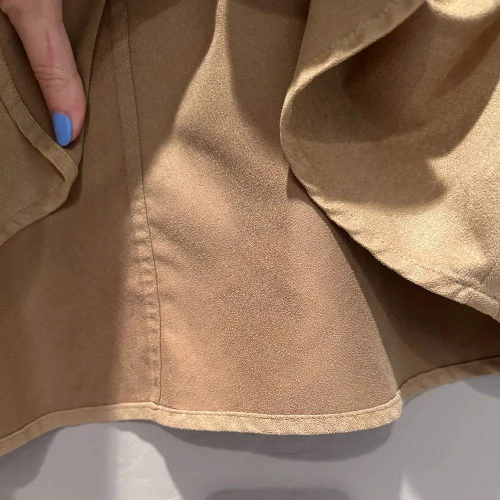 Liz Claiborne Sport Faux Suede Button Down Shirt Size Medium - Image 6