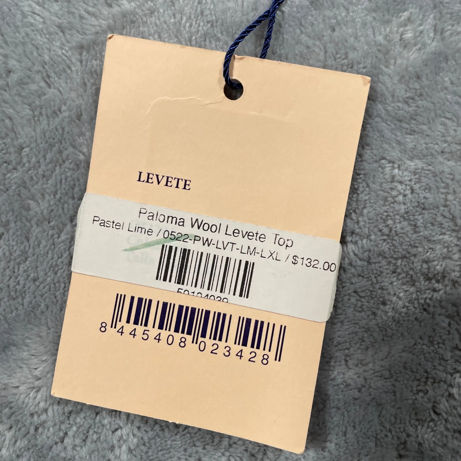 Paloma Wool Levete Top L/XL Green Knit Bandeau Lace Up Boho Festival New Size L - Image 5