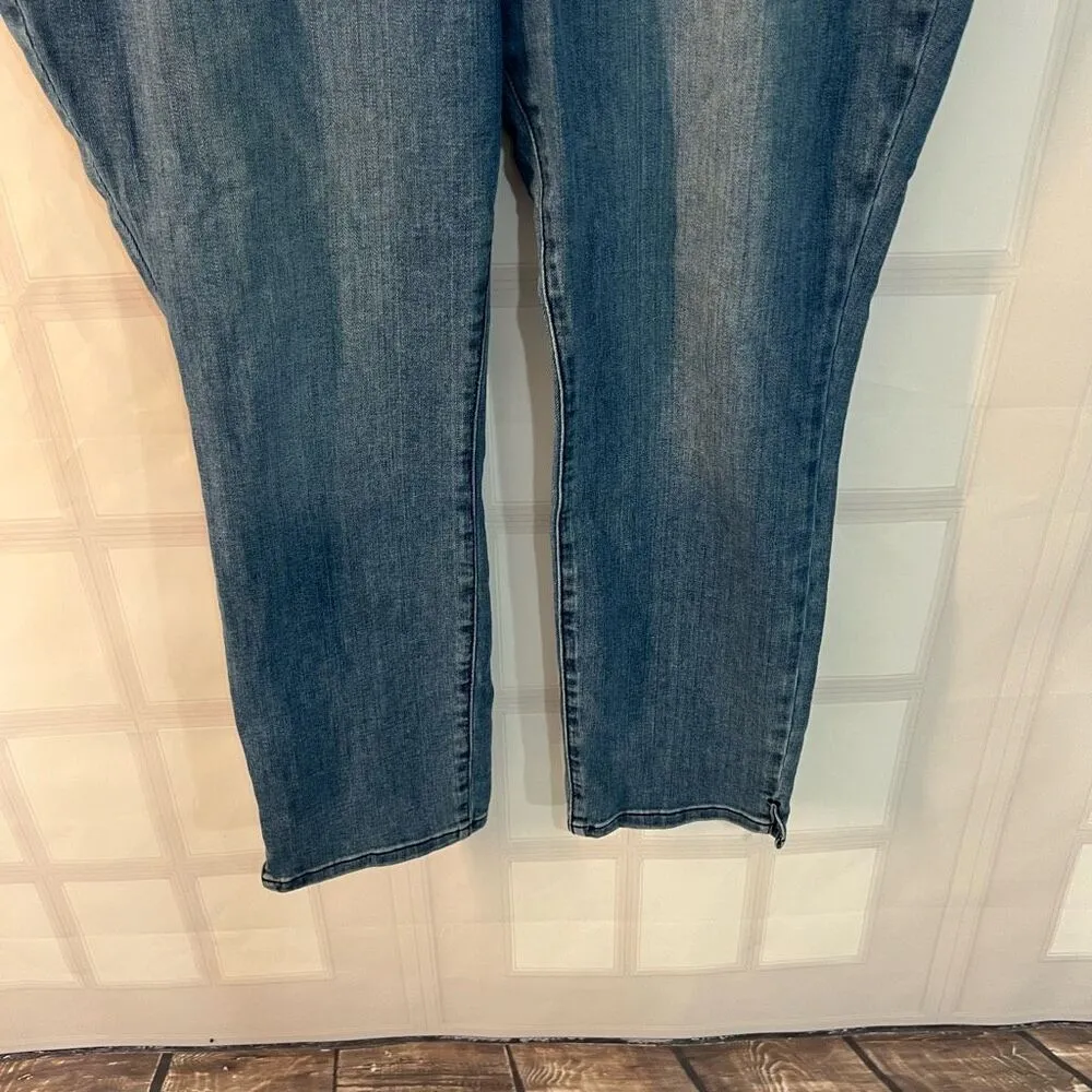 NYDJ Pull-on Straight Jeans In pristine Plus Size 16 - Image 5