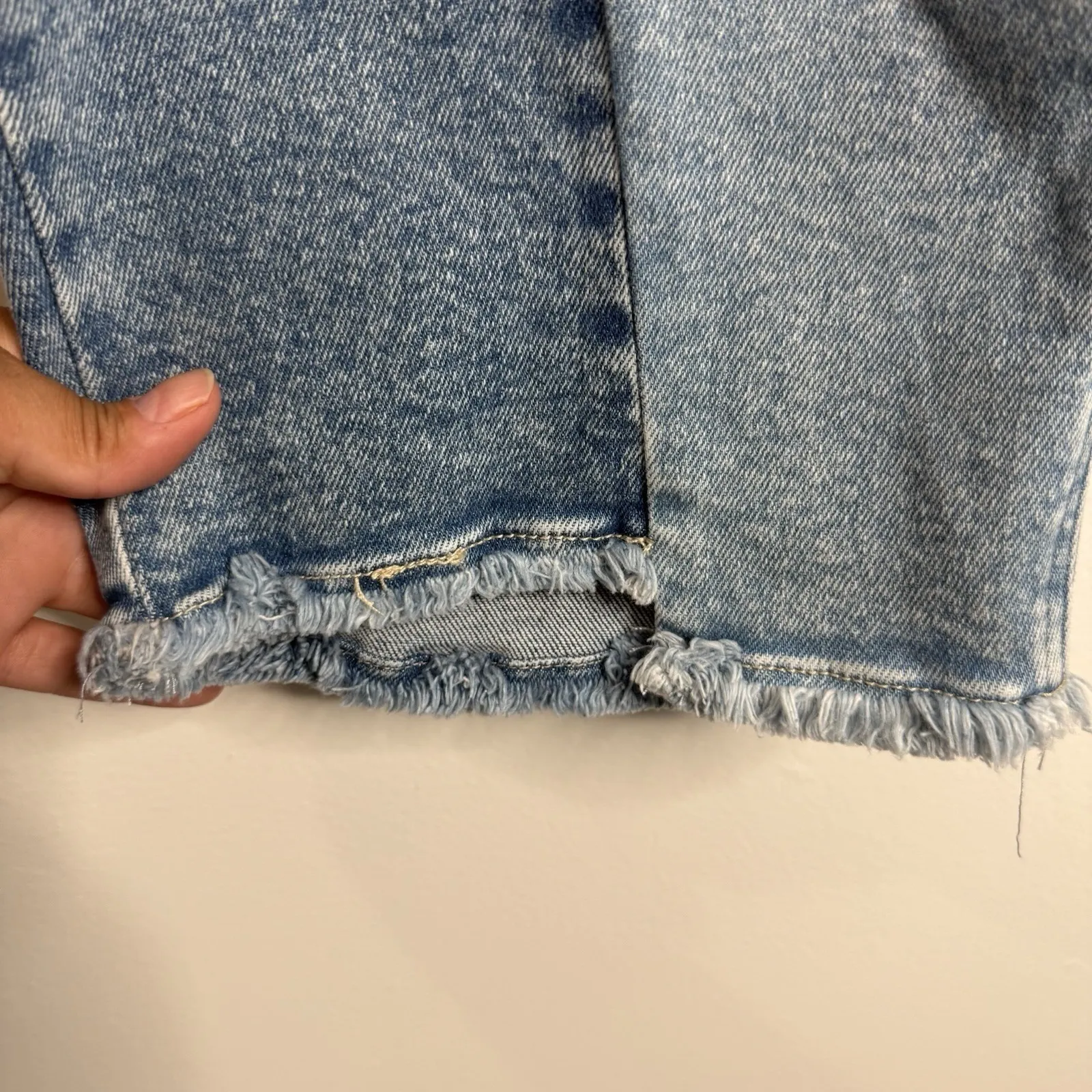 Democracy "Ab"solution Spliced Straight Leg Inside Step Frayed Hem Size‎ 24W - Image 7