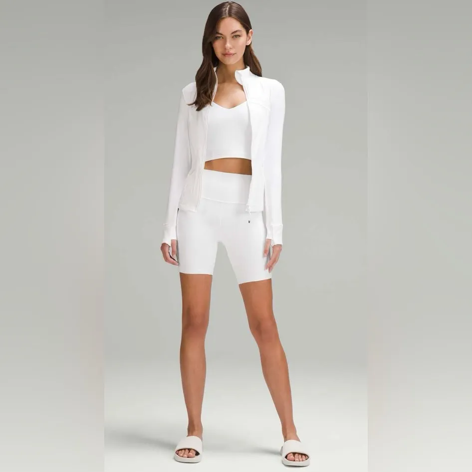 Lululemon NWT Define Full Zip Nulu Jacket White Size 8 - Image 3