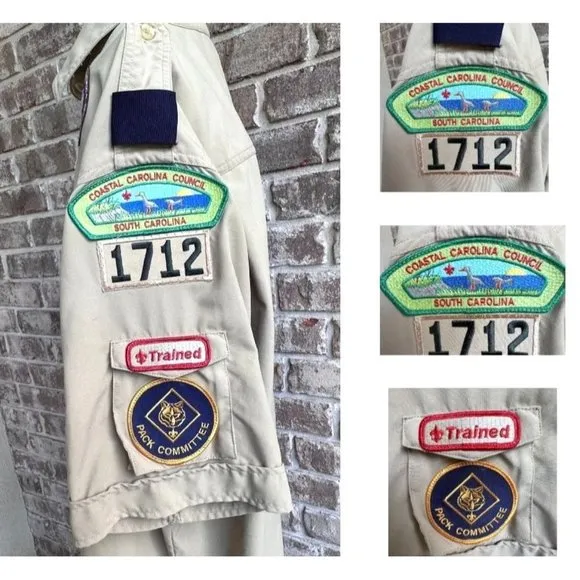 Boy Scouts Of America Uniform Shirt Ladies 42/ 44 Coastal Carolina SC 1… Size undefined - Image 2