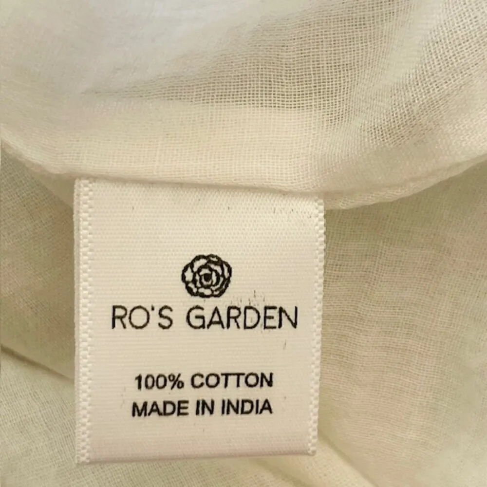 Ro’s Garden Floral Mini Ruffled Tiered Dress Rene Tiffany Blue XS - Image 10