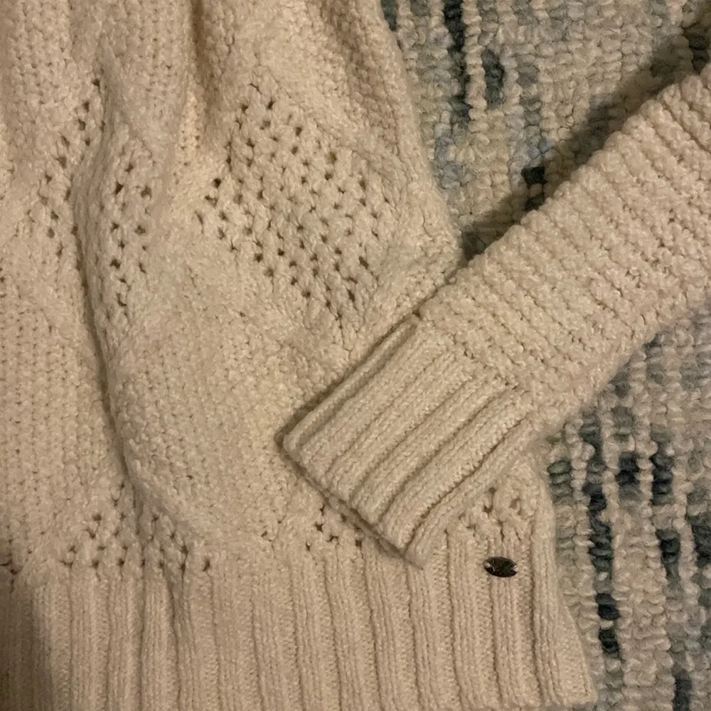American Eagle outfitters Cotton knit White/Cream sweater - Image 3