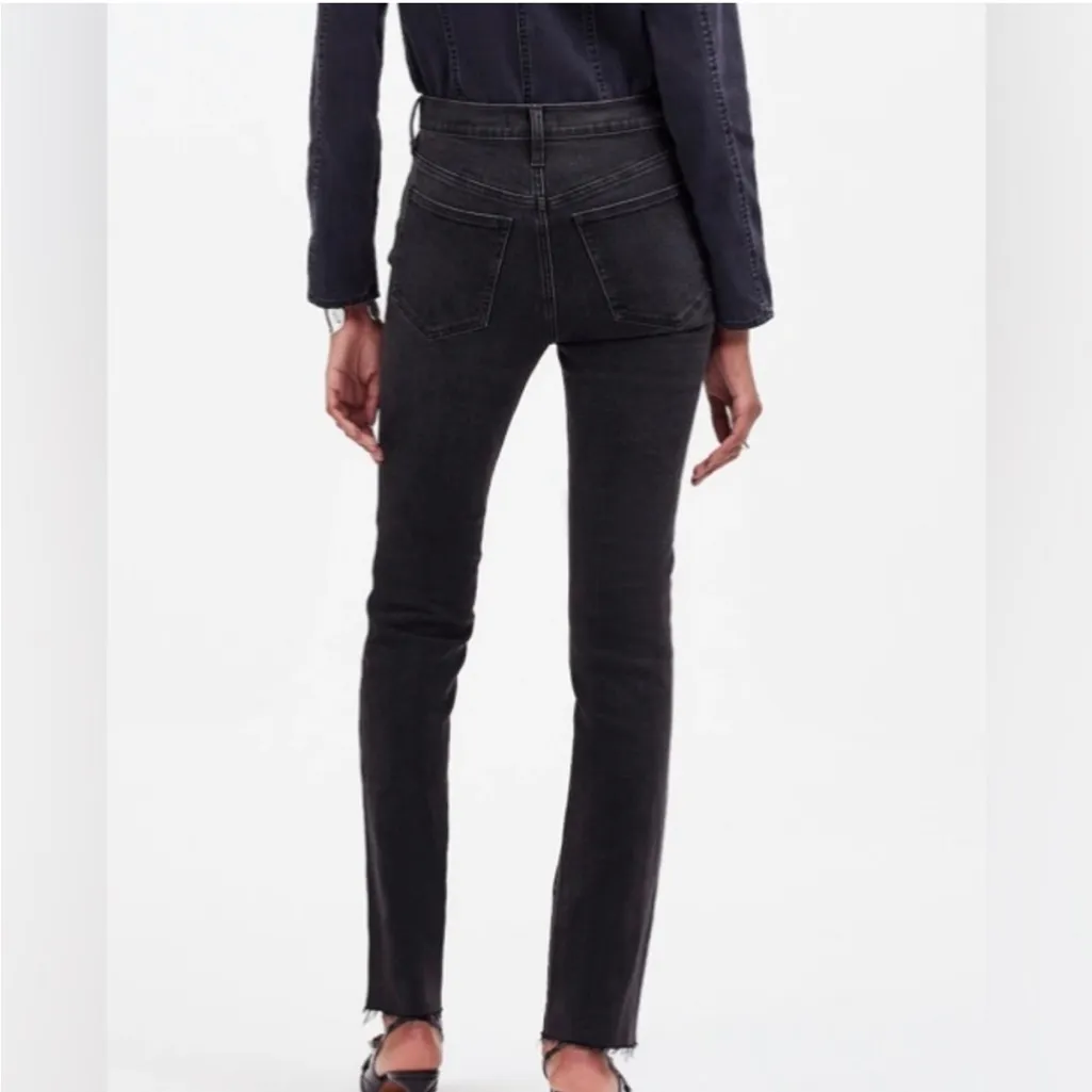 Madewell Mid Rise Stovepipe Jeans Size 26 - Image 3