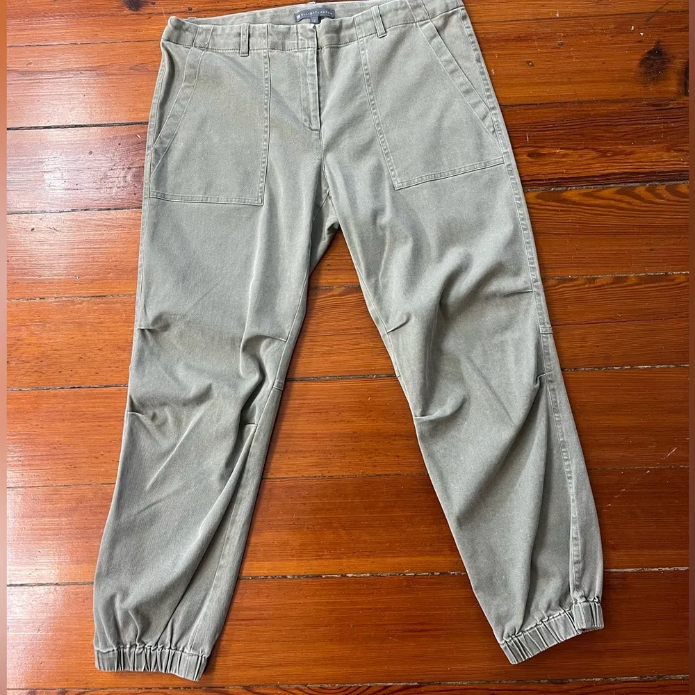 Elliott Lauren Olive Green Twill Joggers ~ Size 12 💛🍄 - Image 5