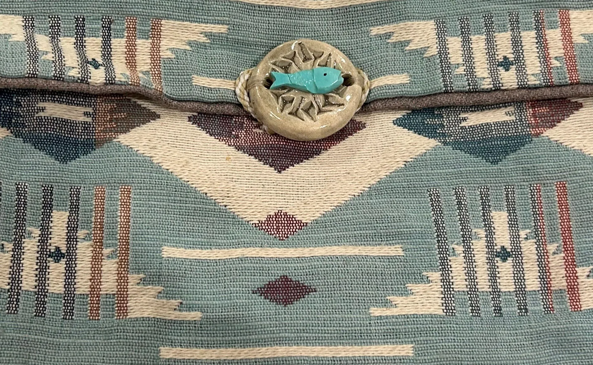 Vintage Handwoven Southwestern Messenger Bag Multiple - Image 5