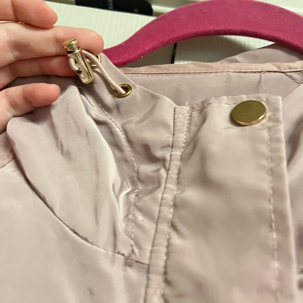 Women's Light Pink Hooded Jacket - Image 4