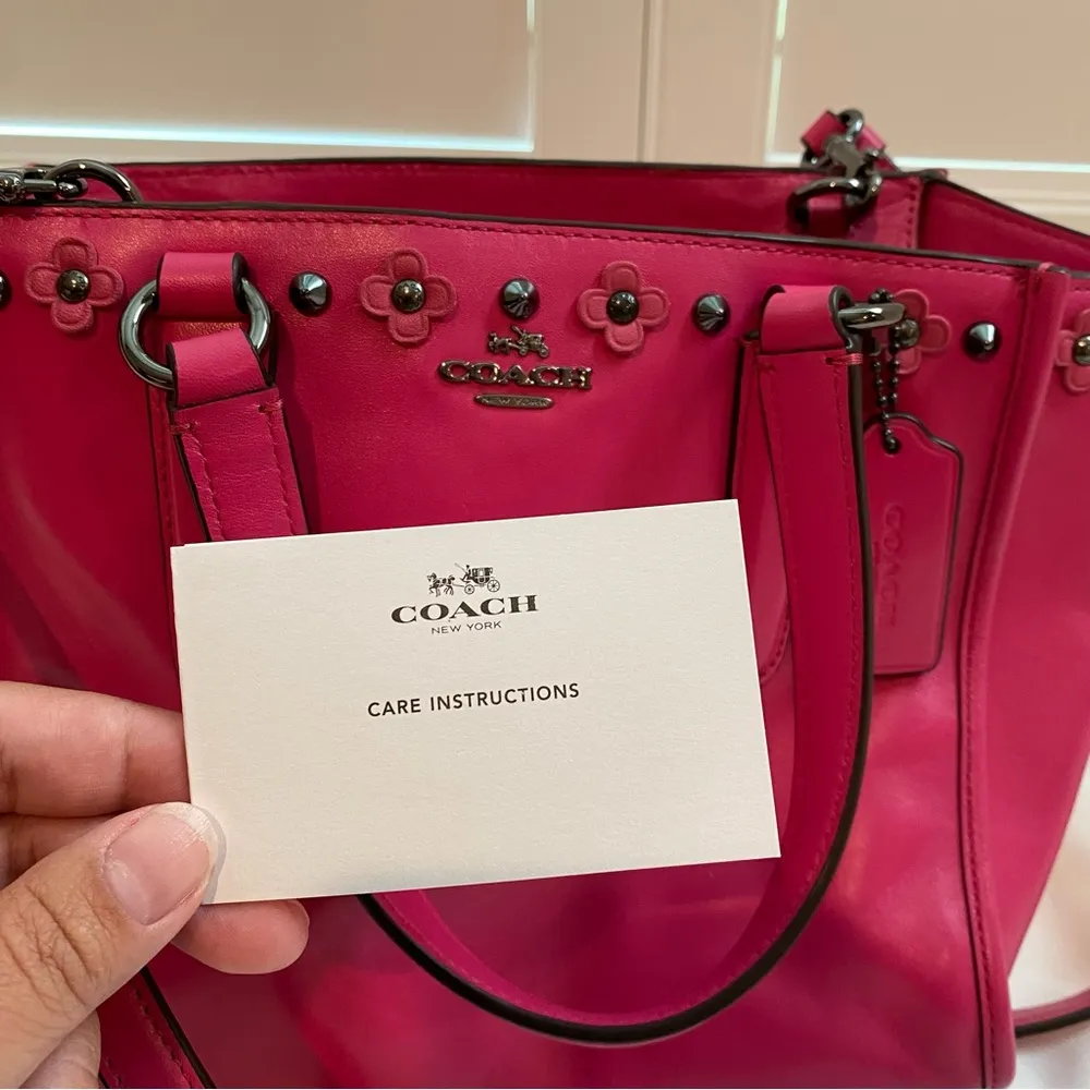 NWOT Coach Dahlia Pink Crossbody - Image 11