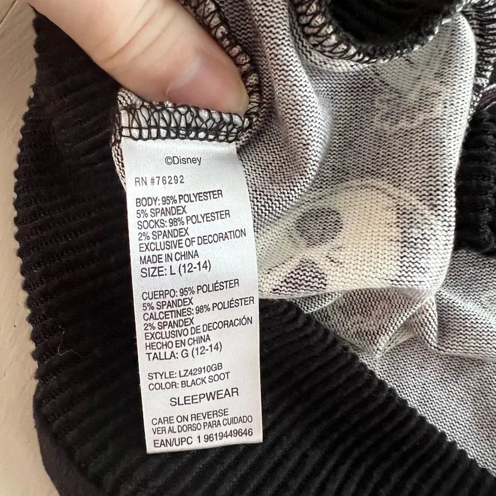 Disney Tim Burtons The Nightmare Before Christmas Sleep Dress‎ nightgown Size L - Image 4