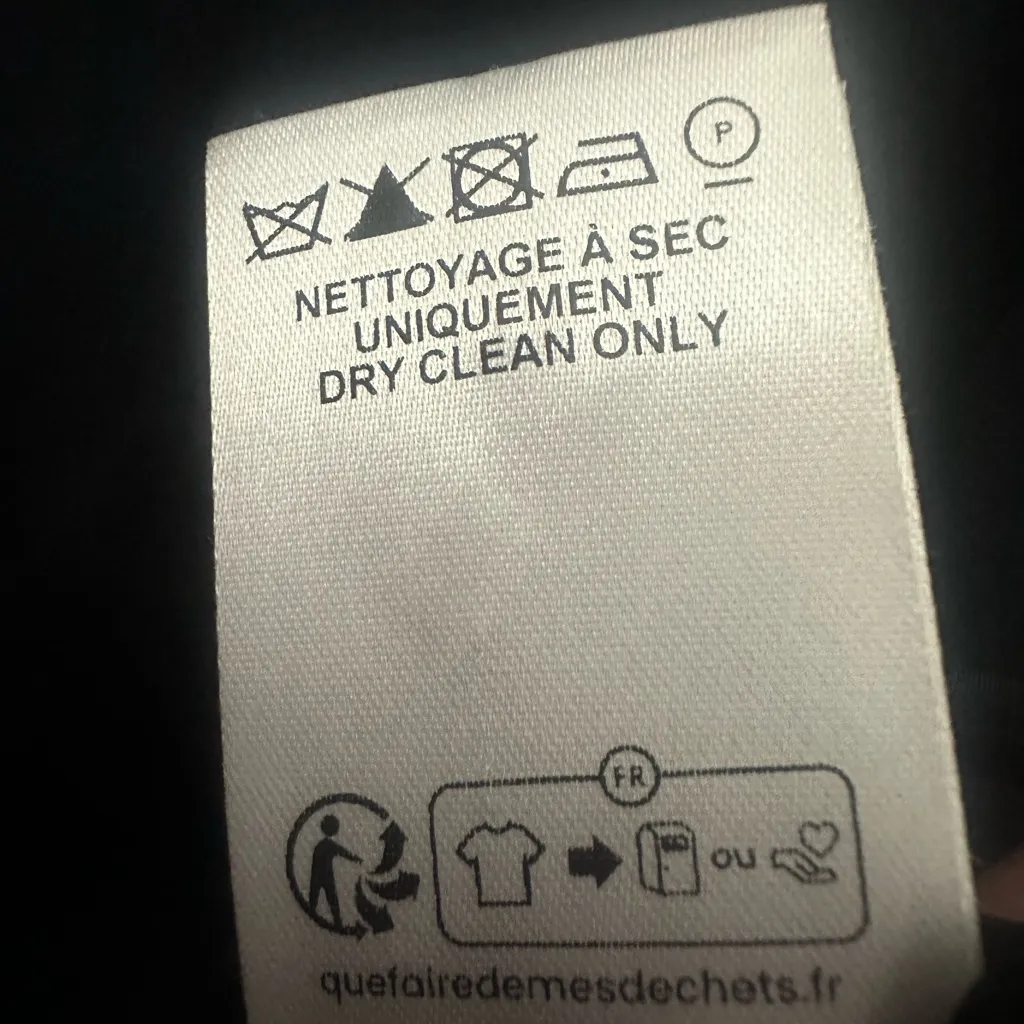 Isabel Marant Tullya Blouse Size 36 Small Ruched Front Flutter Sleeves - Image 8