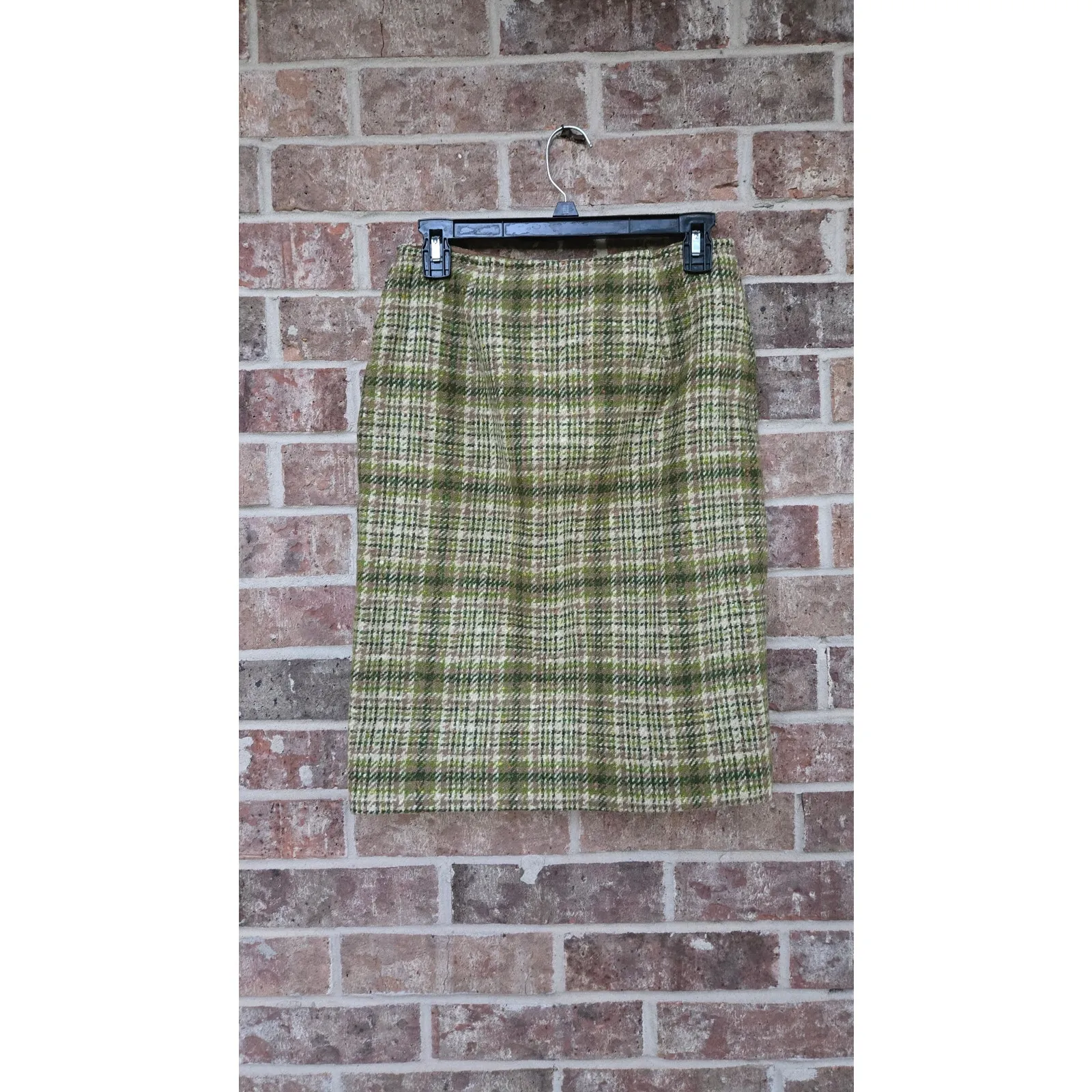 Vintage Plaid Pendleton Wool Pencil Skirt size 12 - Image 2