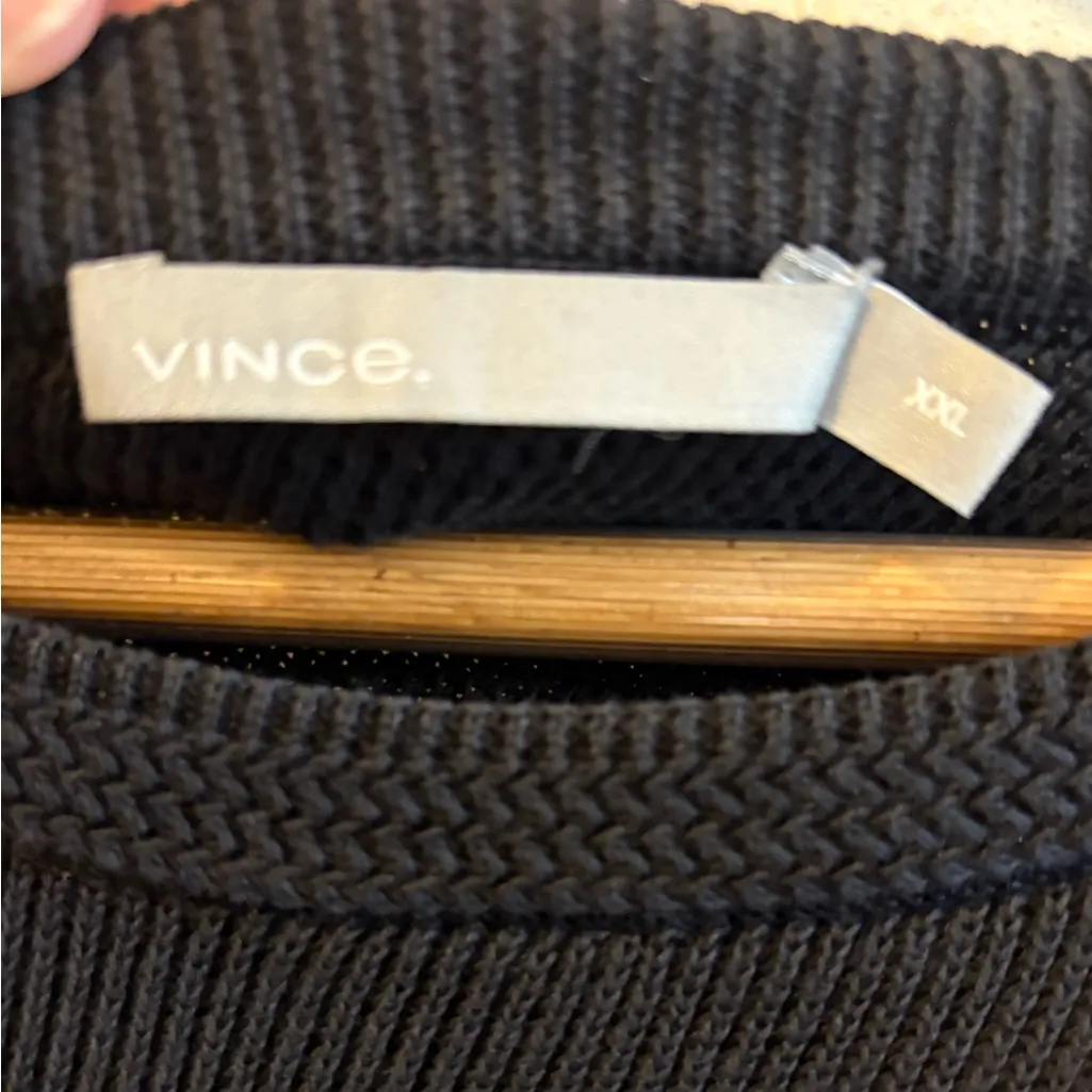 Vince Black Long Sleeve Tee XXL - Image 7