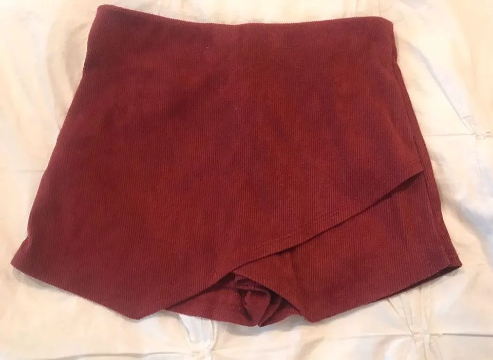 Blu Spero Boutique Maroon Skort  - Image 2