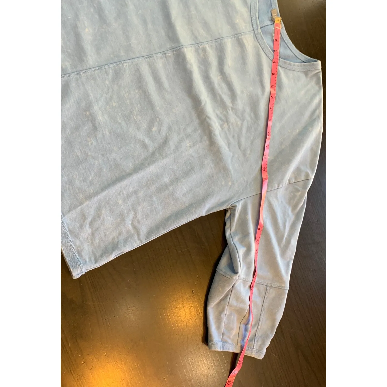 Habitat XXL Blue Cotton Blend Top‎ Casual Comfy Lagenlook Comfort Sweatshirt - Image 10