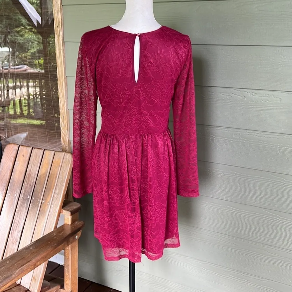 Francesca’s “Reagan” Embroidered Lace Dress - Image 6