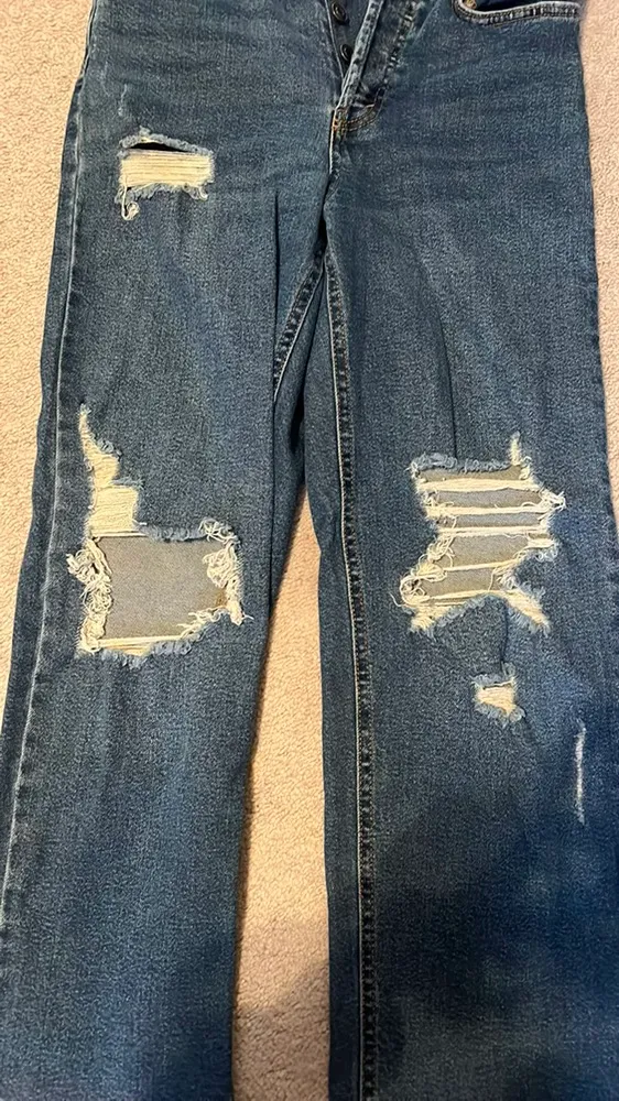 High rise straight leg jeans - Image 4