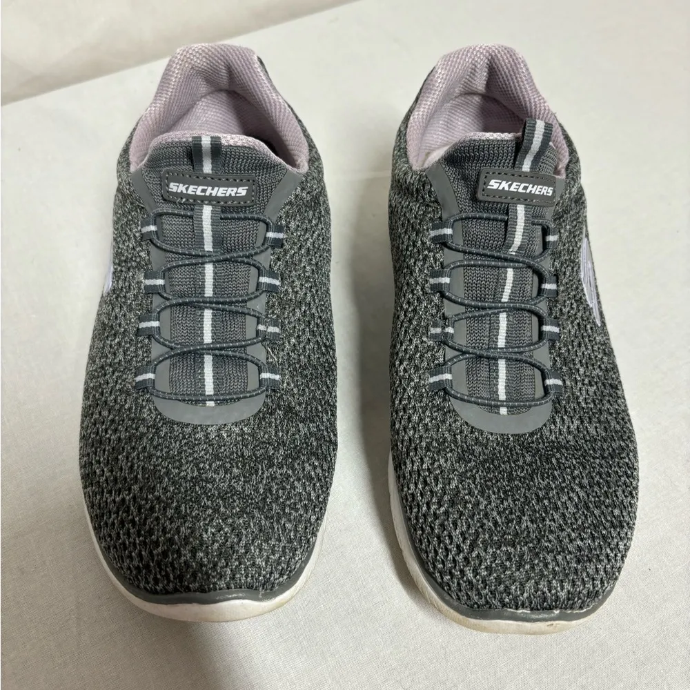 Skechers Summit Striding Sneakers Gray/Lavender Womens Size 9 Memory Foa… - Image 16