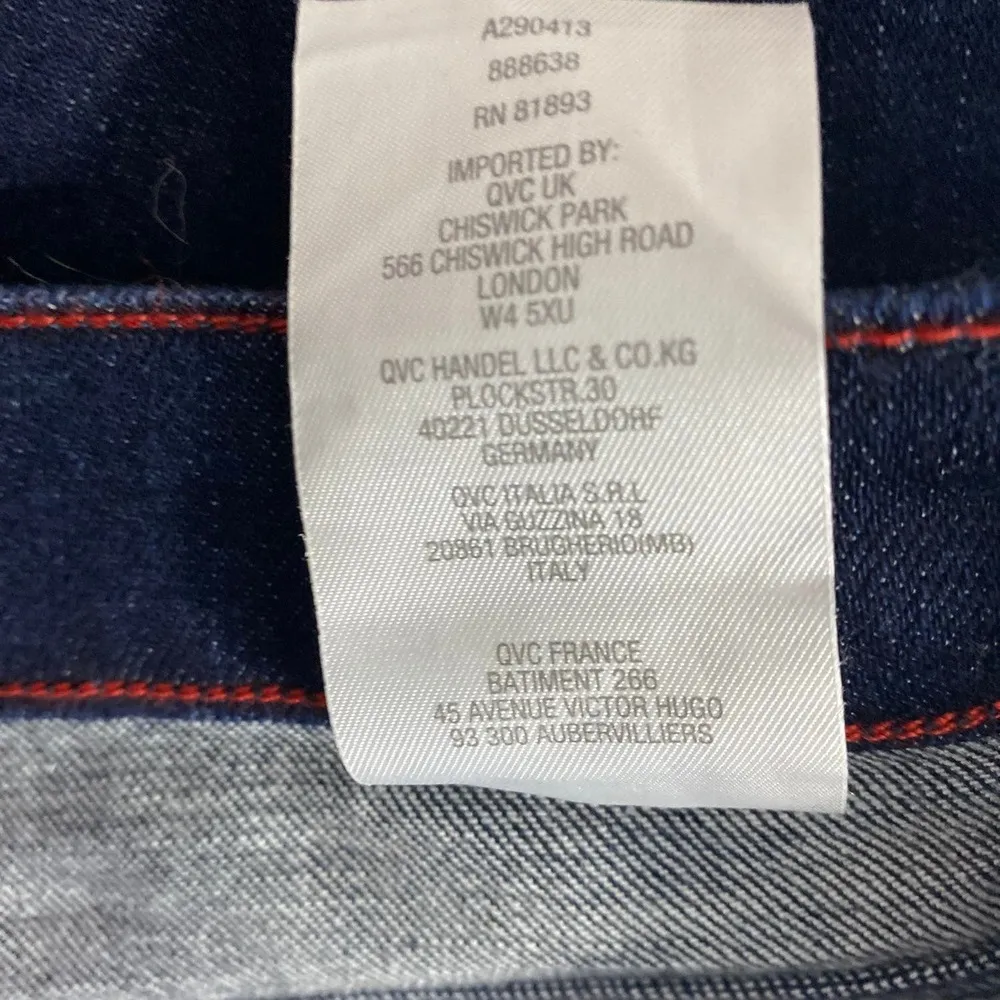 Peace Love World Blue Stretchy Jeans women sz 8 NWOT - Image 9