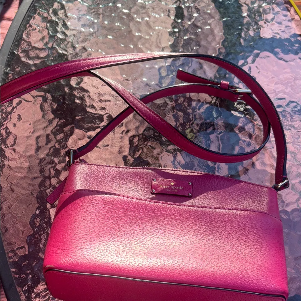 Kate Spade Fuchsia Crossbody Bag - Image 7
