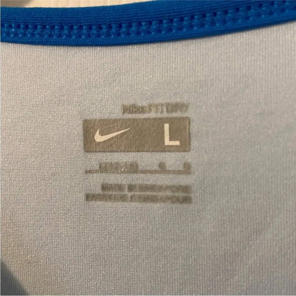 Nike  light‎ blue  athletic top - Image 2