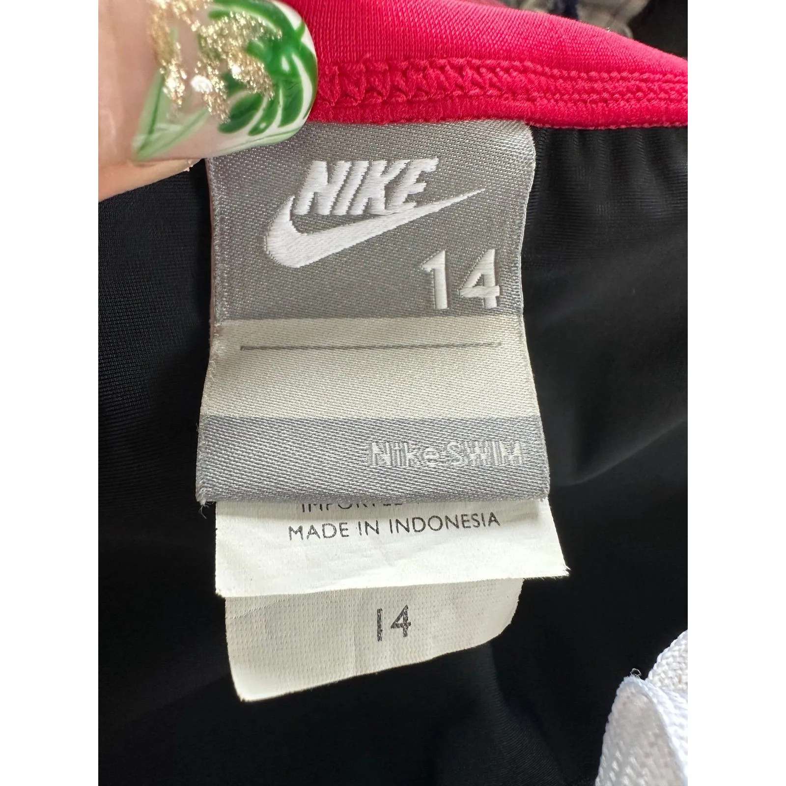 Nike Women's Solid Element Swimsuit Pull On Mini Board Skirt Bottom Only 14 - Image 4