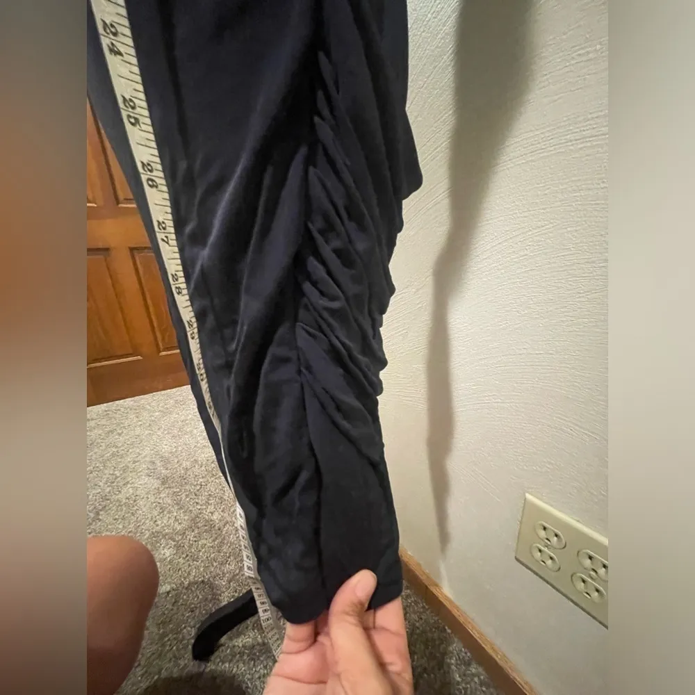 Inc black shirt sleeve dress with butterfly beaded detail - Image 7