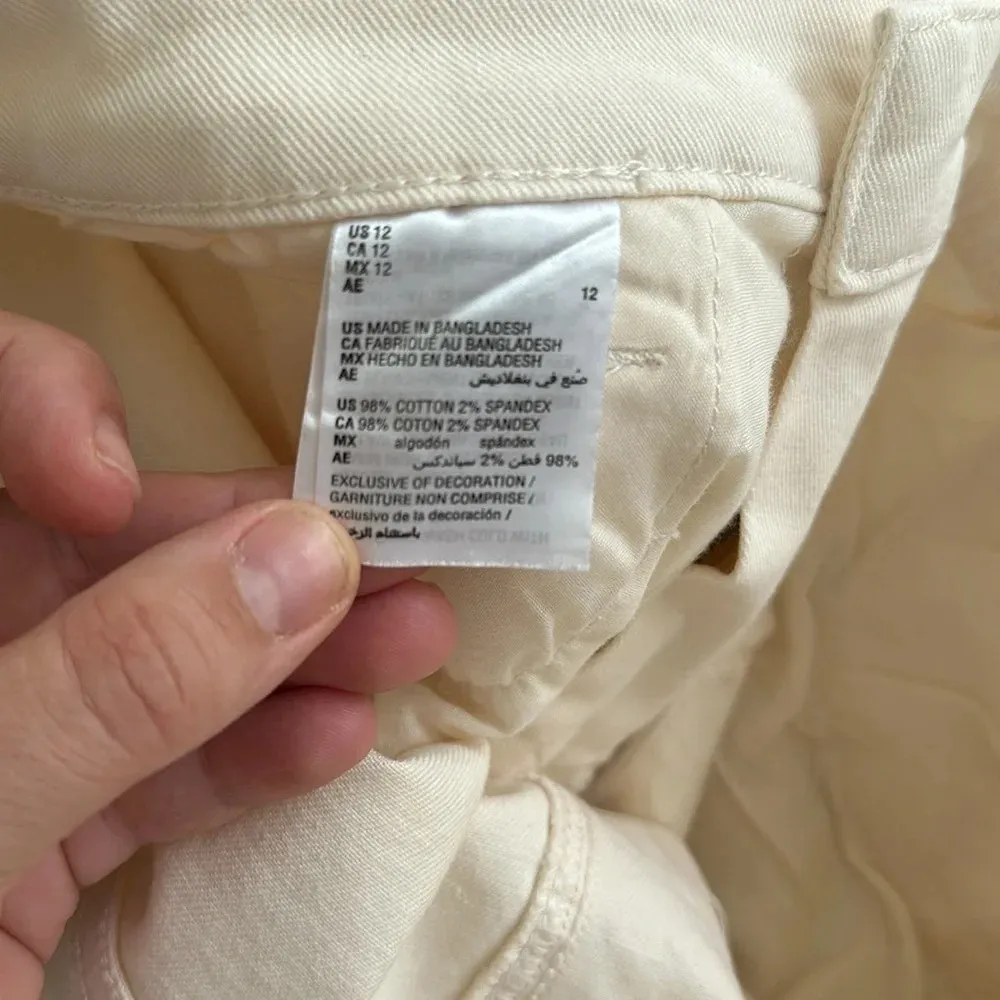 NWT Style & Co Floral Flower Patch Mid Rise Straight Leg Mom Jeans Sz 12 - Image 10