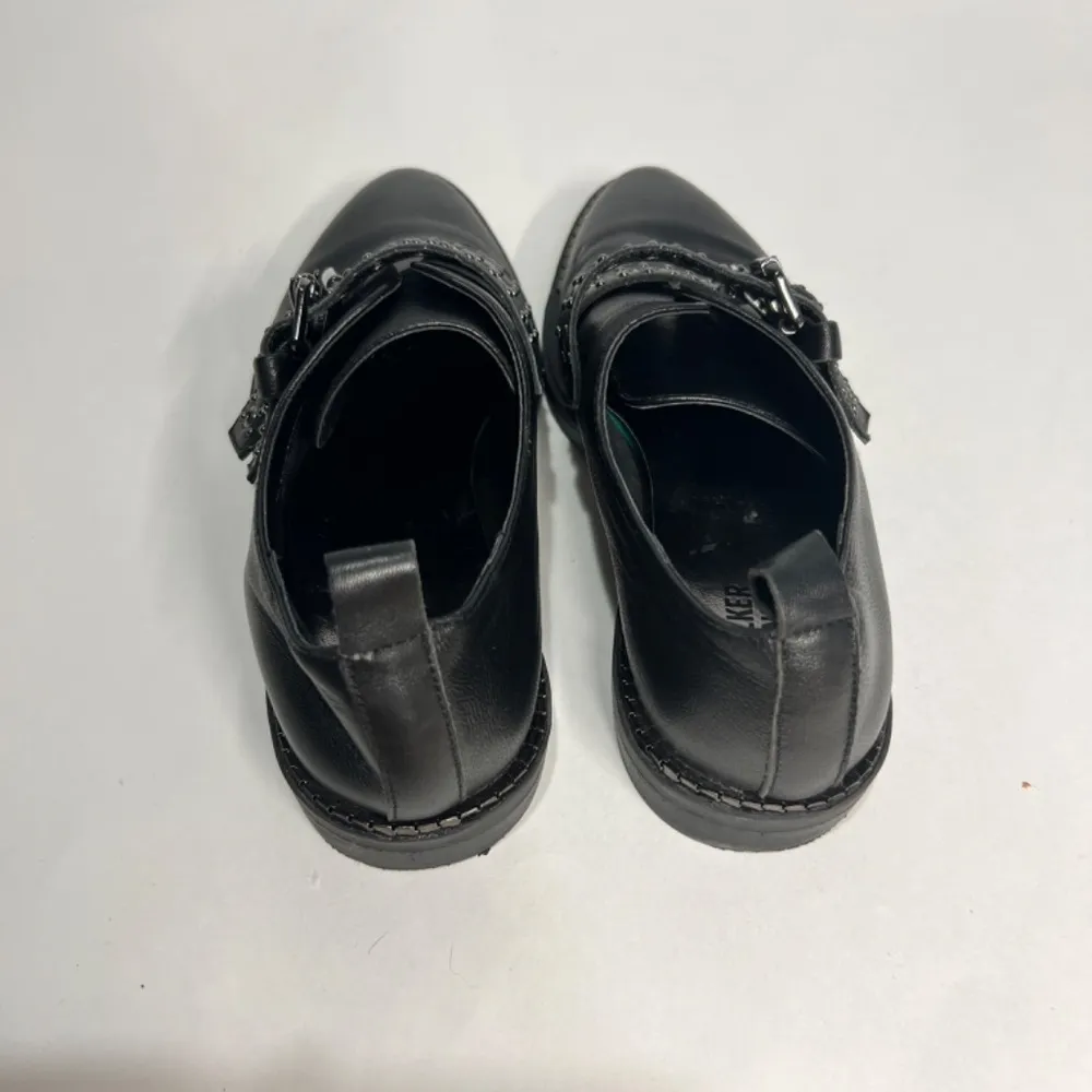 Bleecker & Bond Leigh Women Size 6M Buckle Black Leather Dress Shoes - Image 5